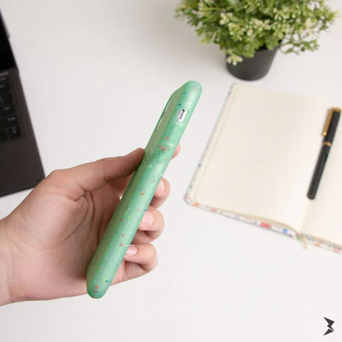 Sprinkle Transparent Case iPhone X - Three