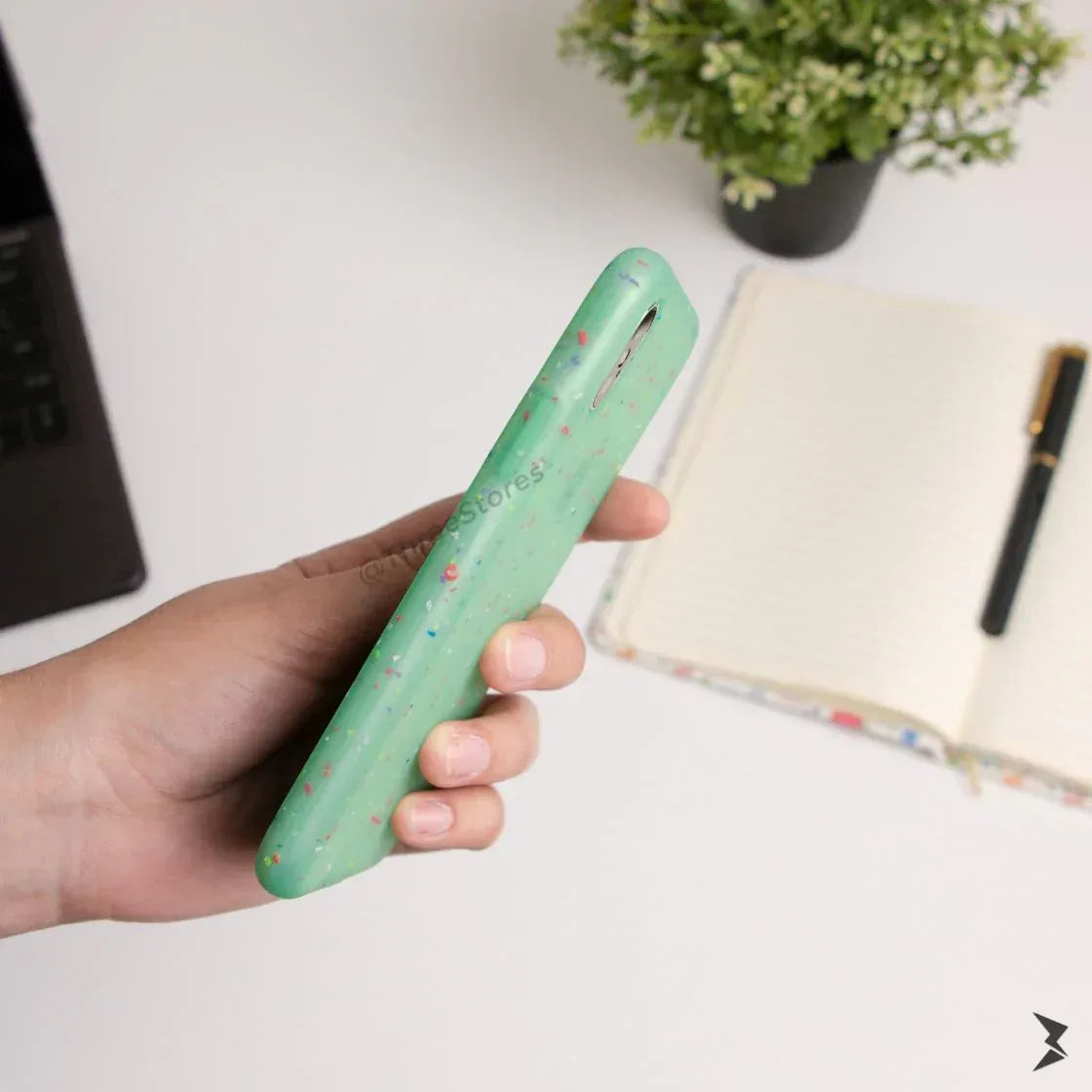 Sprinkle Transparent Case iPhone X - Three