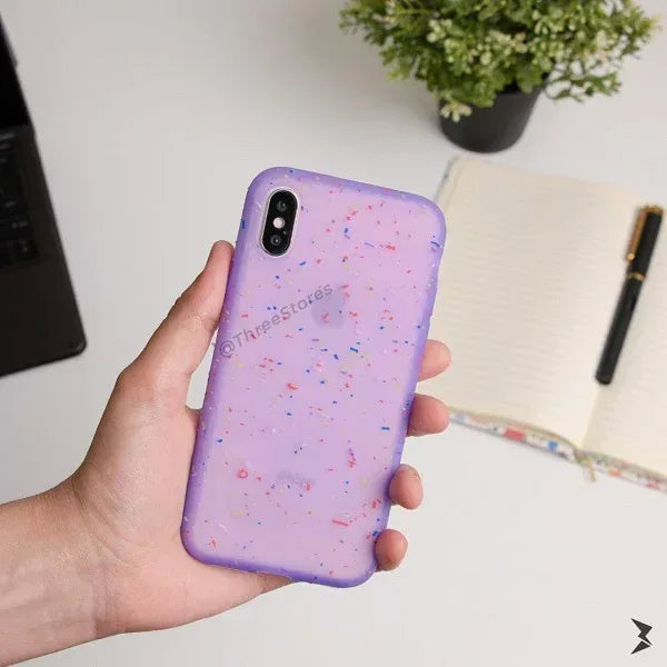 Sprinkle Transparent Case iPhone X - Three
