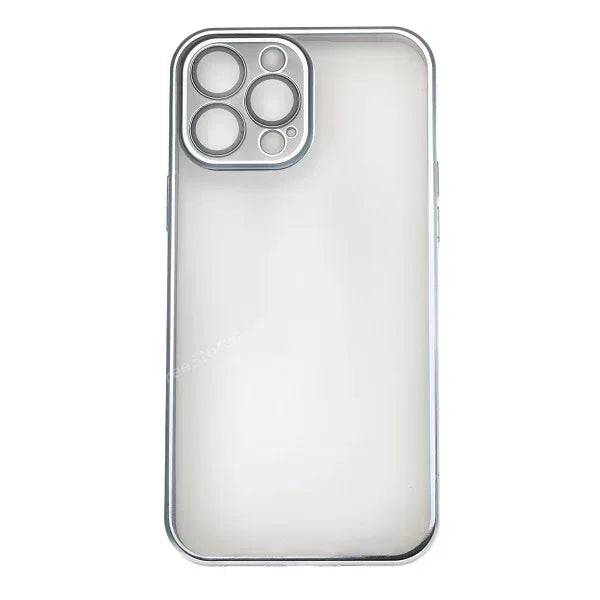 QY Glossy Transparent Camera Protective Case iPhone 12 Pro Max - Three
