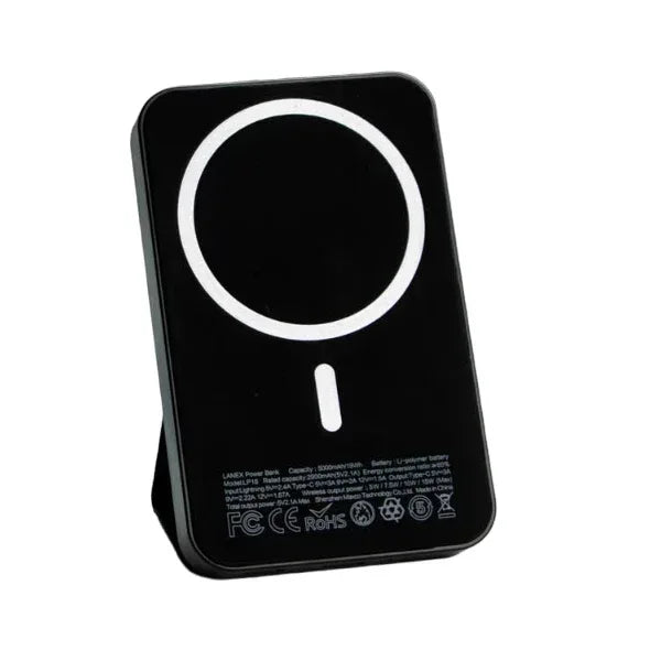 Lanex 3 in 1 Magnetic Wireless Power Bank 5000mAh Lp18 - Three