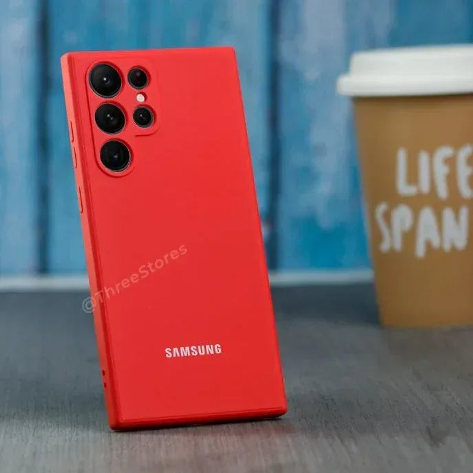 Silicone Camera Protection Case Samsung S22 Ultra - Three