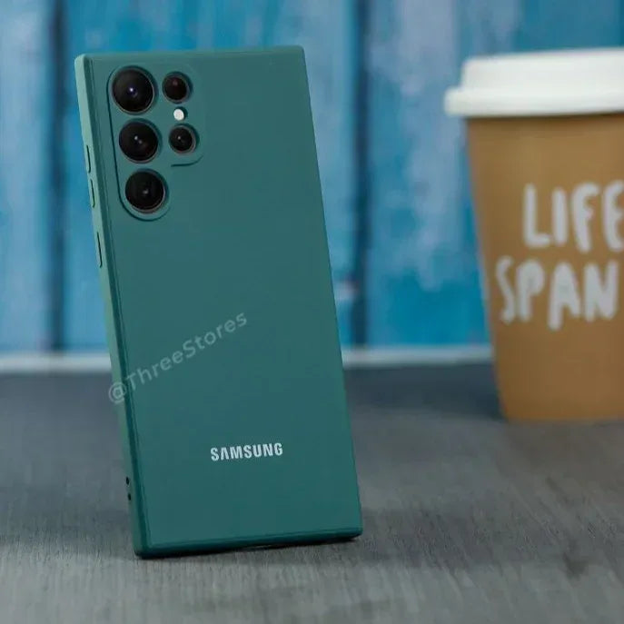 Silicone Camera Protection Case Samsung S22 Ultra - Three