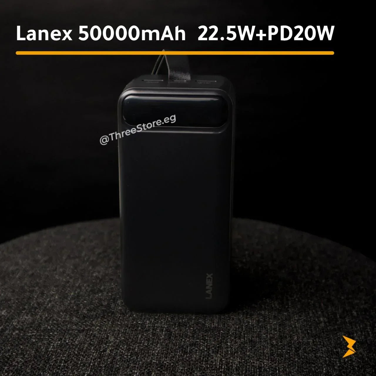 Lanex Power Bank Fast Charging Energy Station 50000mAh LP22 - Three