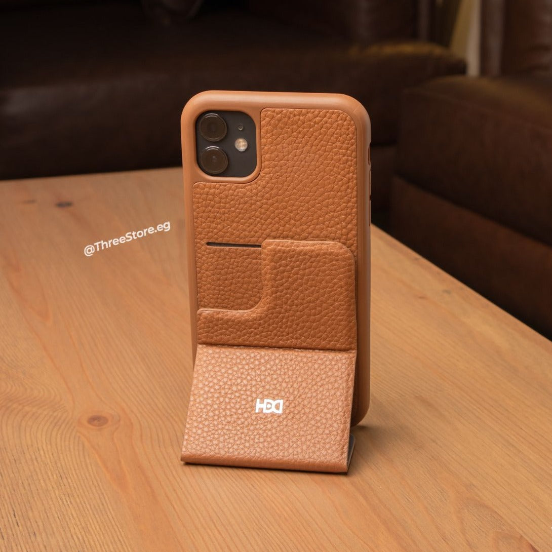 HDD Leather Fashion Stand Case iPhone 11