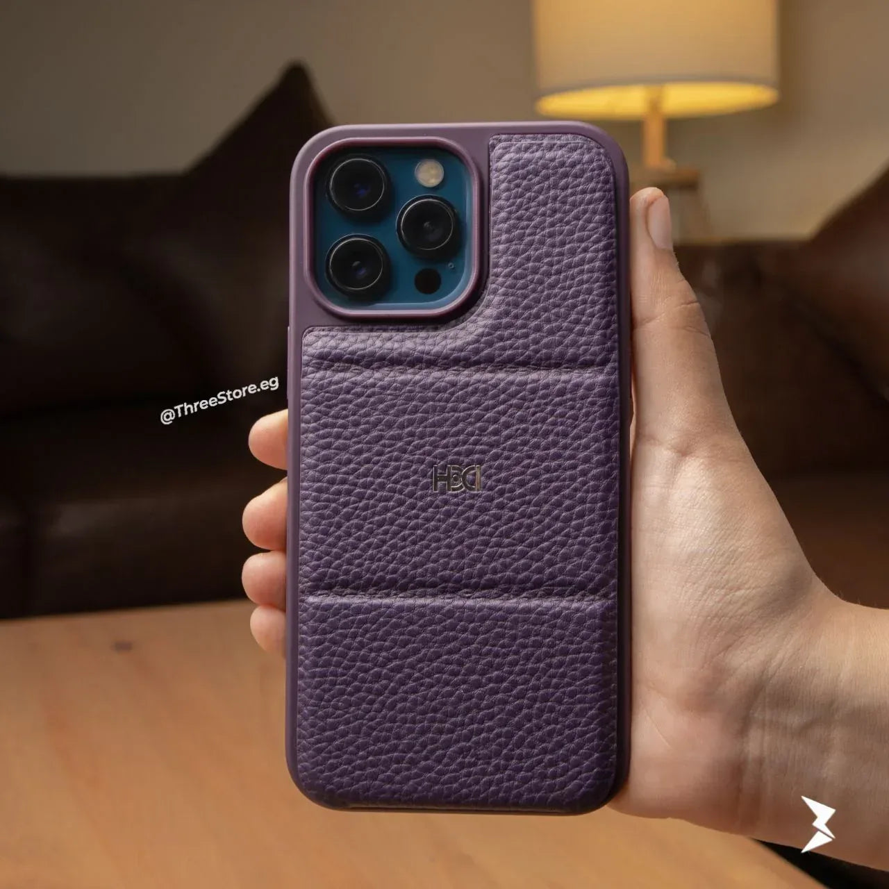 HDD Leather Fashion Stand Case iPhone 14 - Three