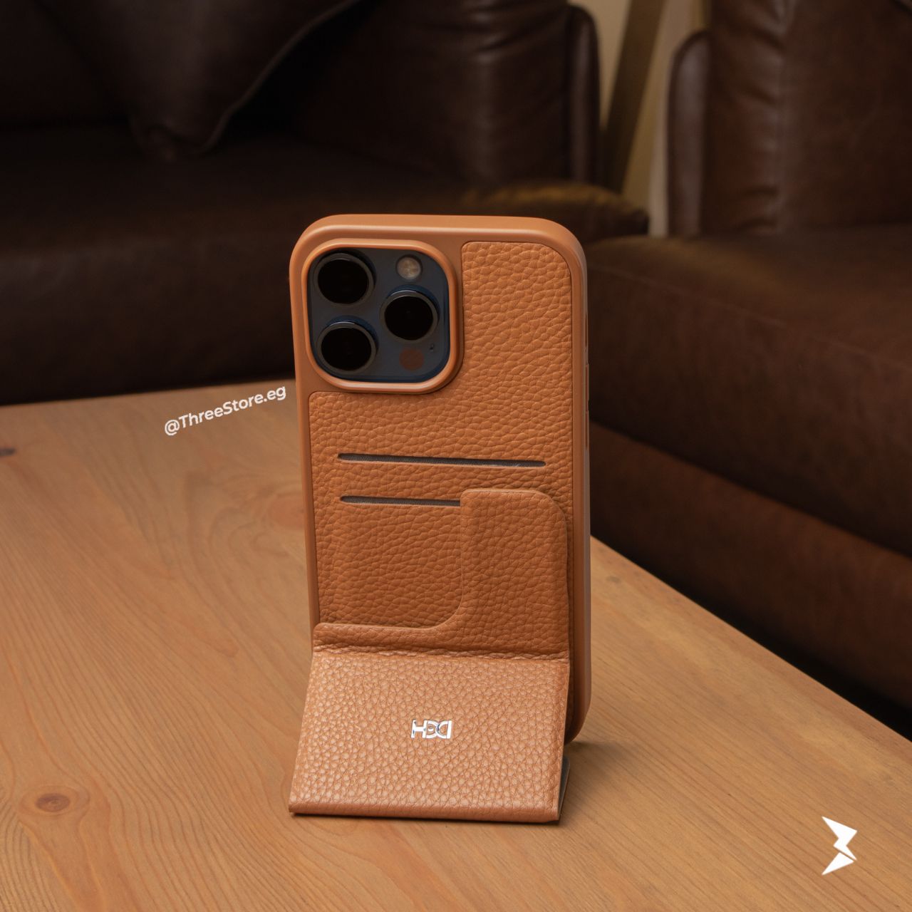 HDD Leather Fashion Stand Case iPhone 12 Pro Max