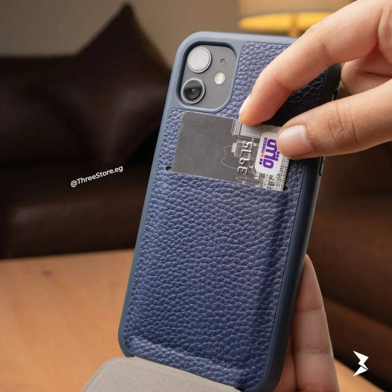 HDD Leather Fashion Stand Case iPhone 11 - Three