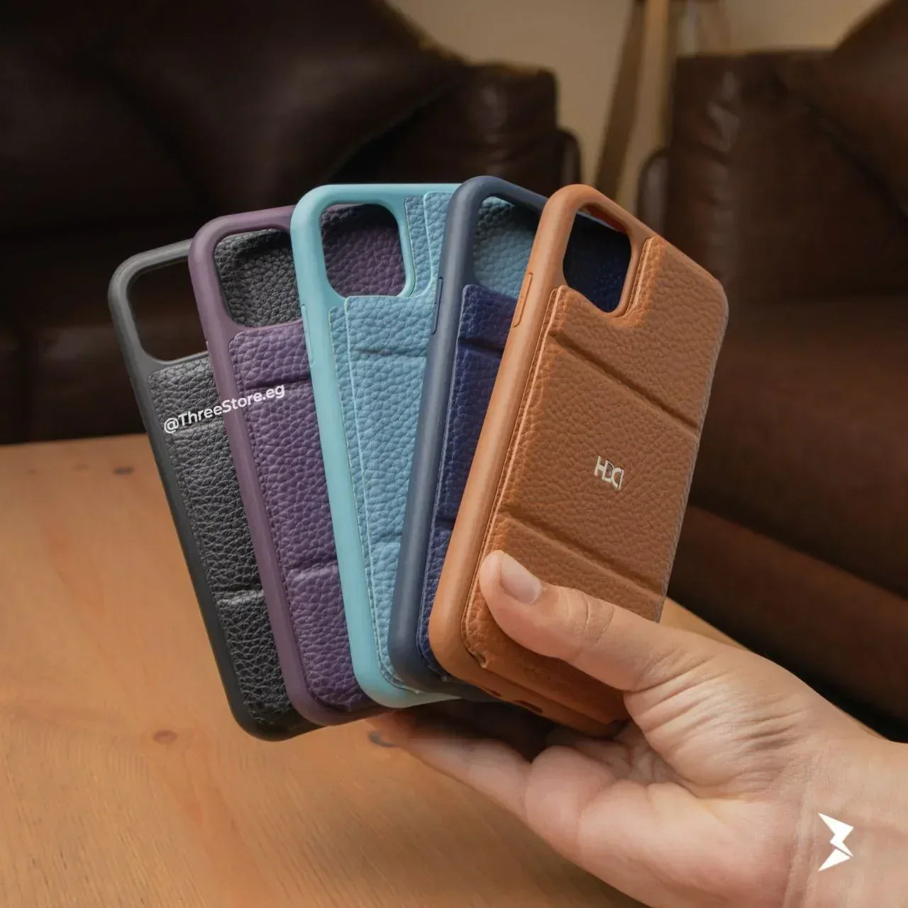 HDD Leather Fashion Stand Case iPhone 11 - Three