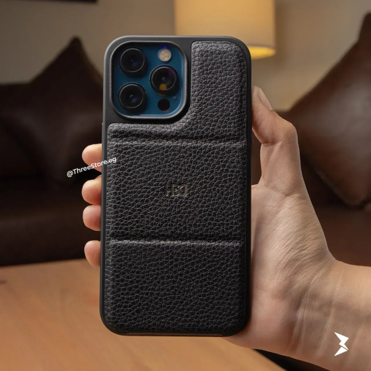 HDD Leather Fashion Stand Case iPhone 14 Pro Max - Three