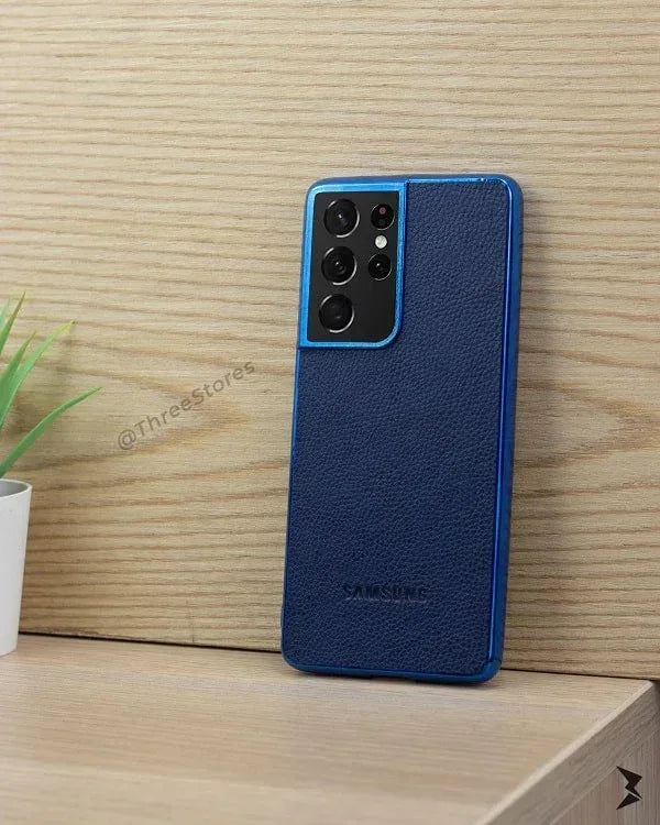 Glossy Leather Case Samsung S21 Ultra - Three