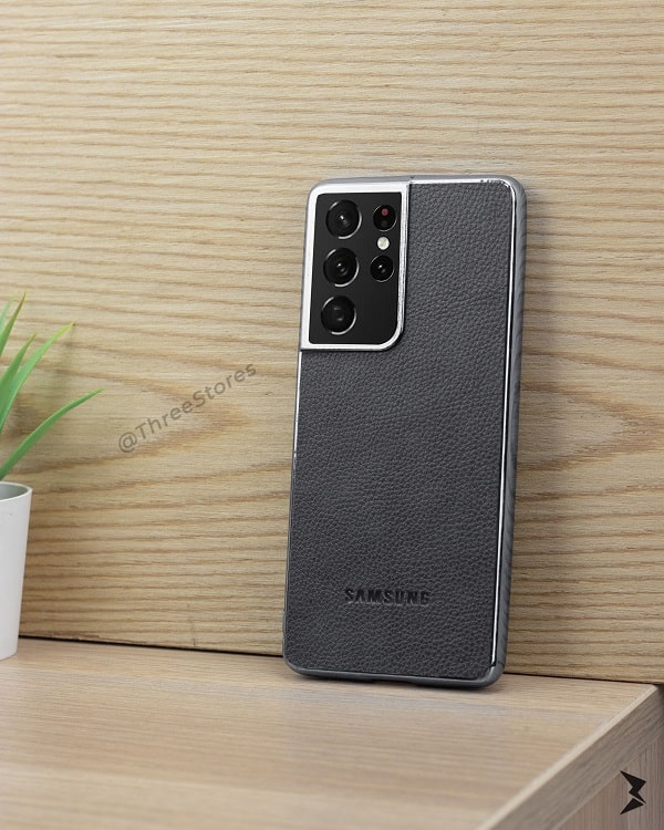Glossy Leather Case Samsung S21 Ultra