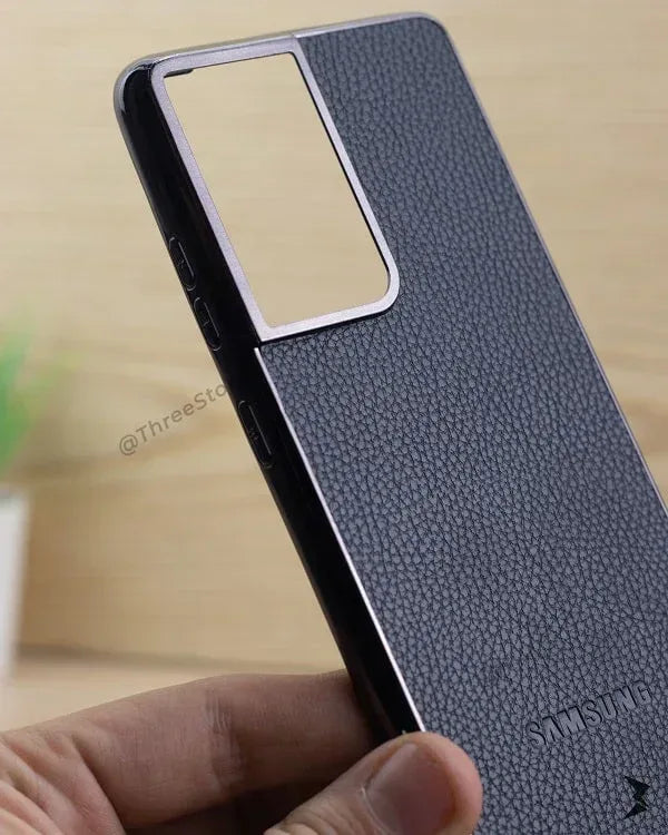 Glossy Leather Case Samsung S21 Ultra - Three