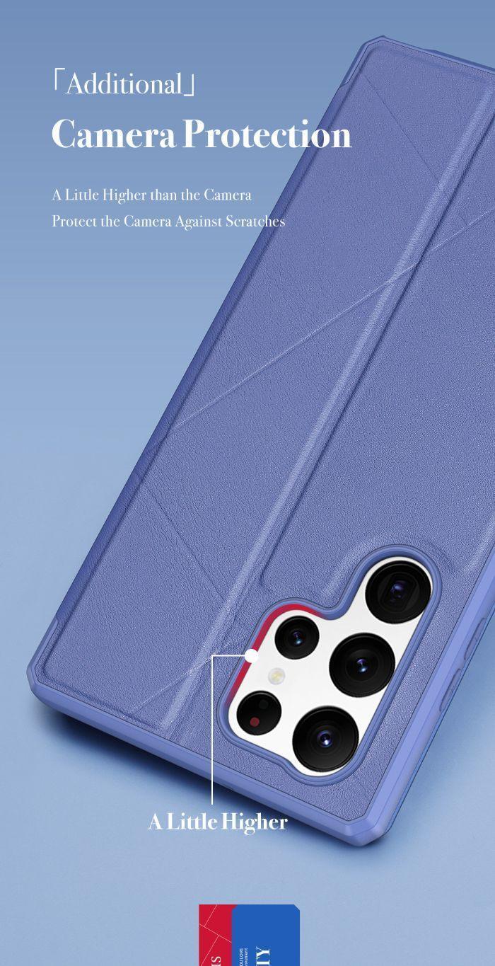 Dux Ducis Leather Skin X 360 Protection Case Samsung S22 Ultra - Three
