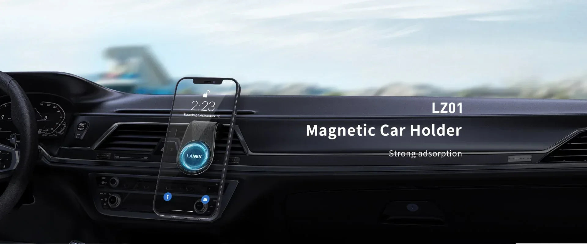 Lanex Car Holder Air Vent Magentic Z01 - Three