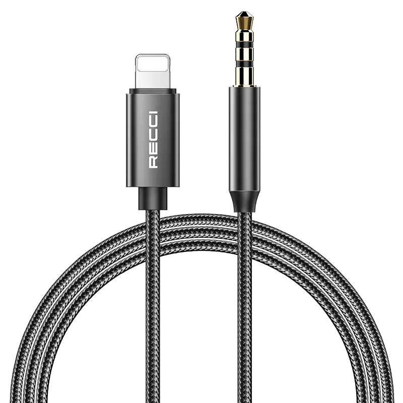 Recci Audio Cable Lightning To 3.5 RH02 - Three