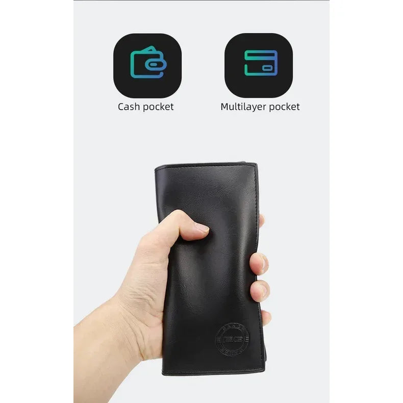 Bange PU leather Slim minimalist Wallet 577-1 - Three