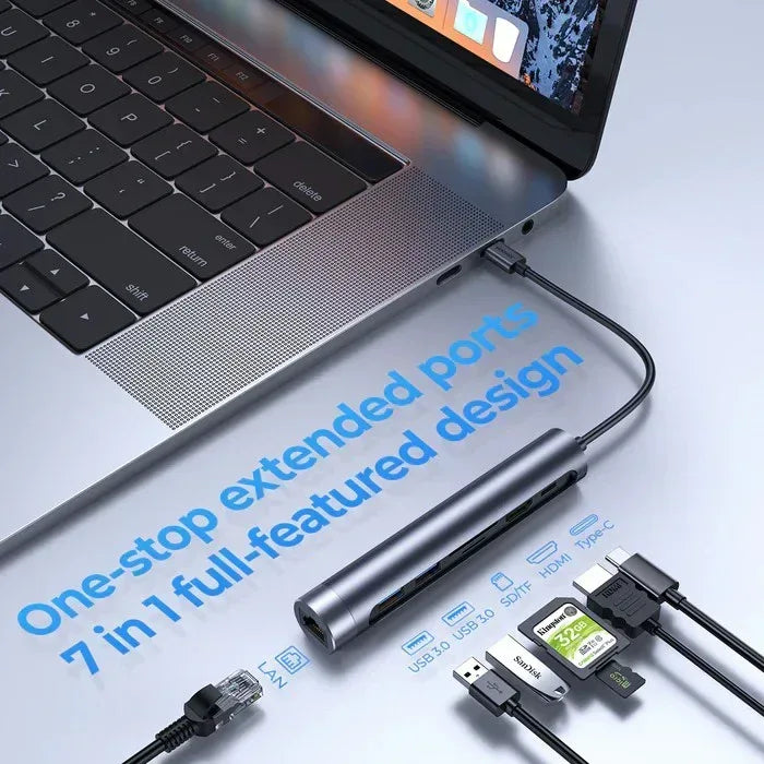 Joyroom Hub 7 in 1 Type-C (S-H111) - Three
