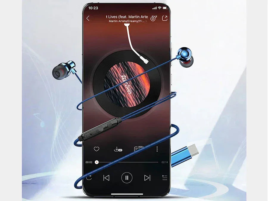 Recci Sound Metal Wired Earphone REP-L36 - Three
