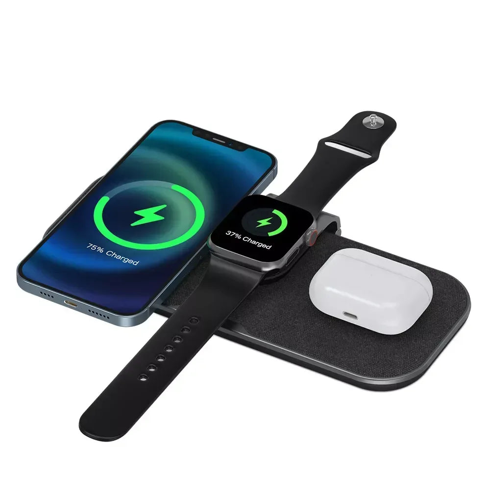WiWU Power Air 3in1 Wireless Charger PA3INB - Three