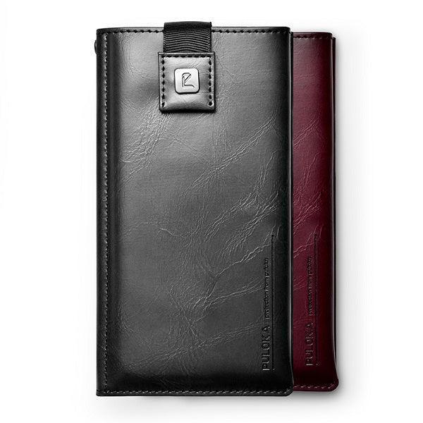 Puloka Flip Wallet Leather Phone Holster Pouch - Three