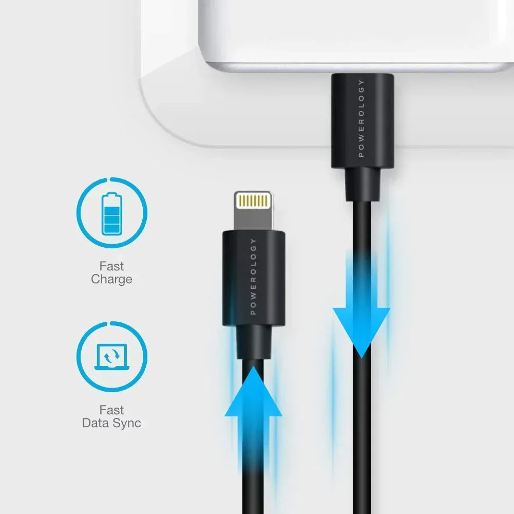 Powerology Cable Type-C to Lightning - Three