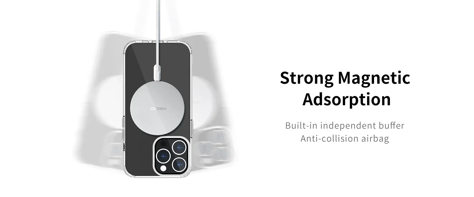 Recci MagSafe Clear Case iPhone 14 Pro Max - Three