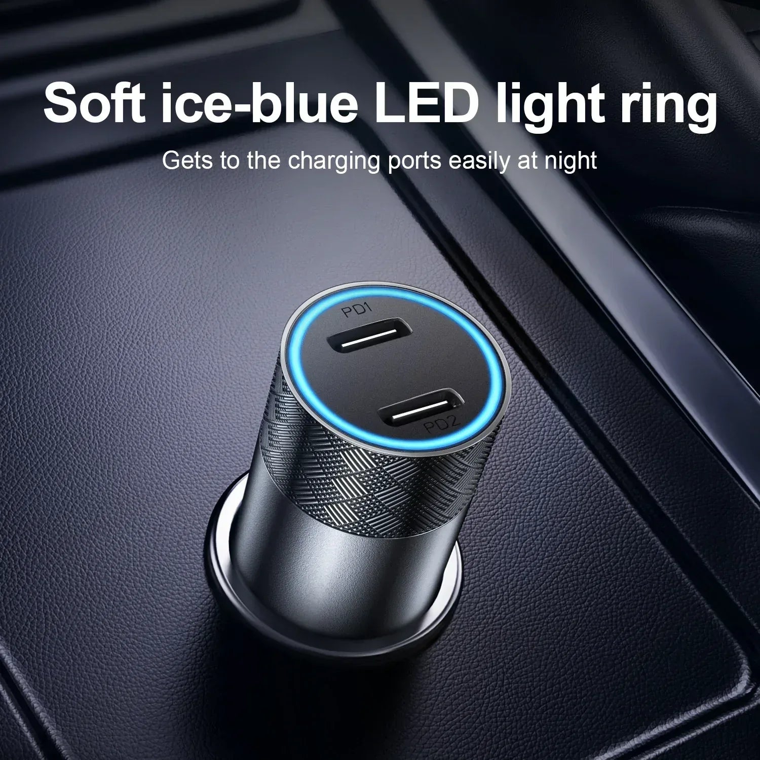 JoyRoom 50W Dual-port PD Car Charger - Three