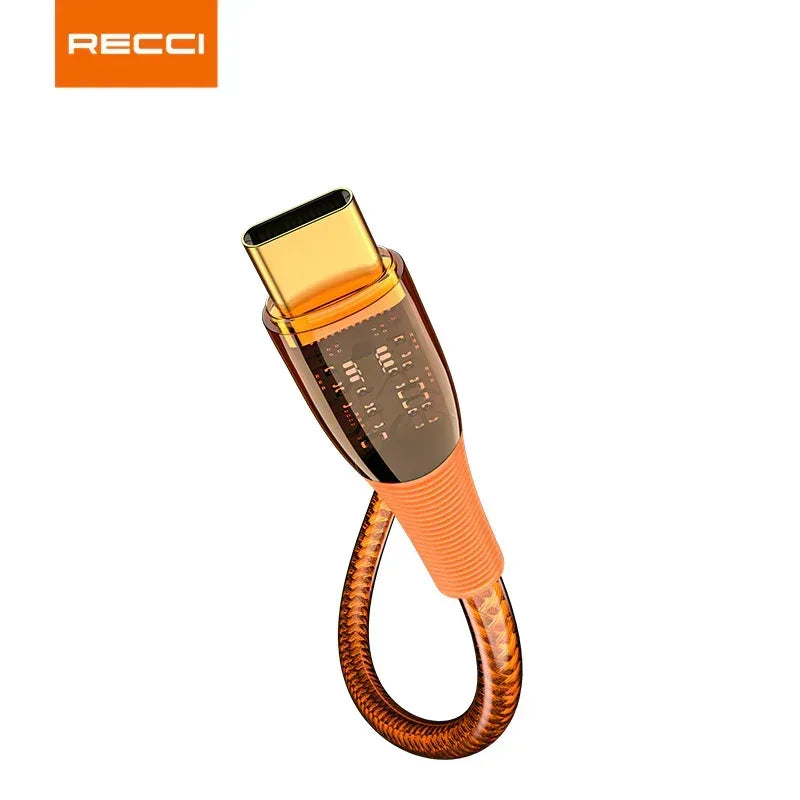 Recci Type-c To Type-c 100W Fast Charging Cable RTC-P19CC - Three