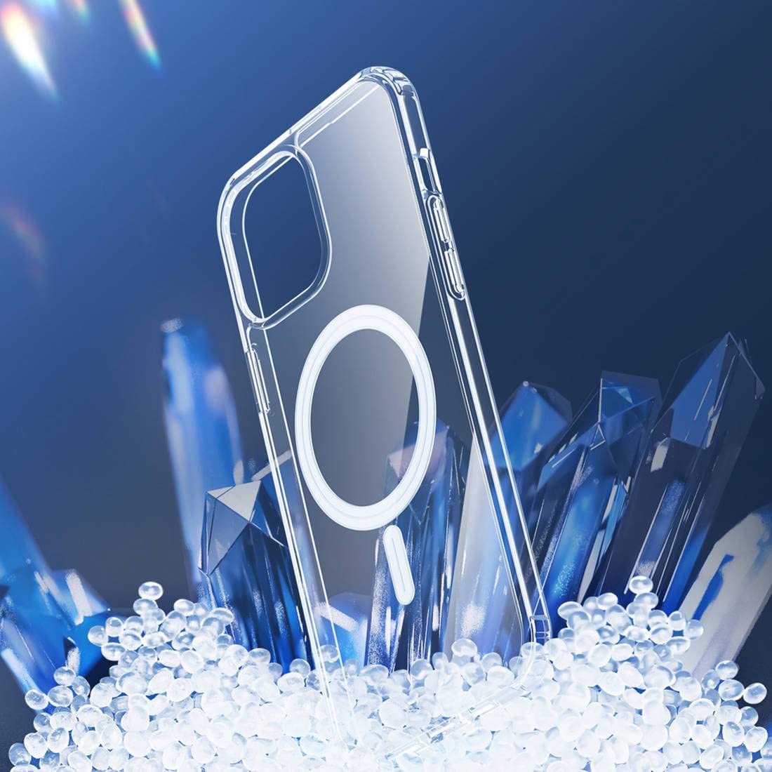 MagSafe Transparent Silicone Case iPhone 13