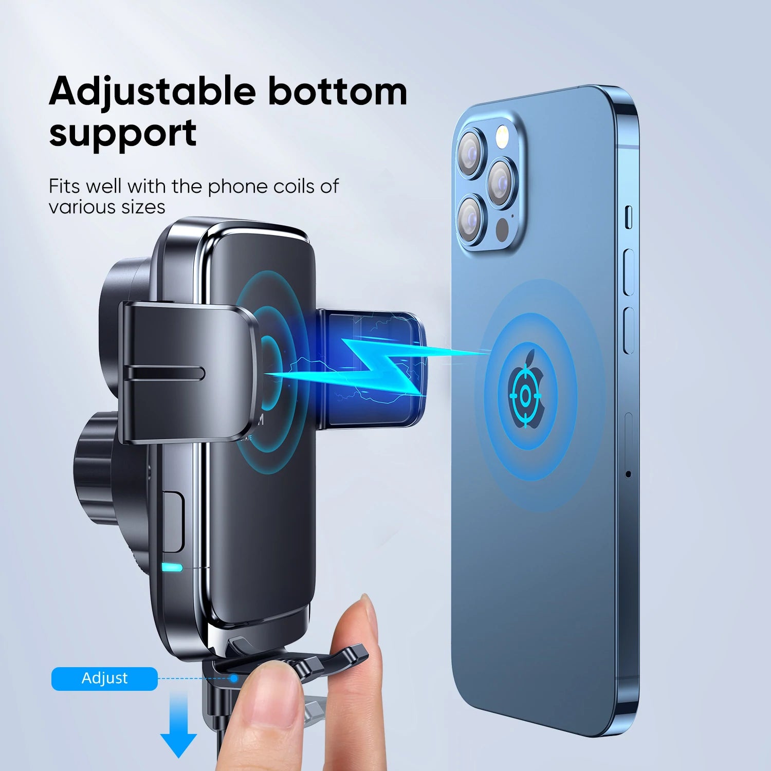 JoyRoom Electric Rotary Wireless Car Charger Holder