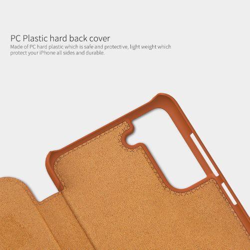 Nillkin Qin Series Leather Case Samsung S21 FE - Three
