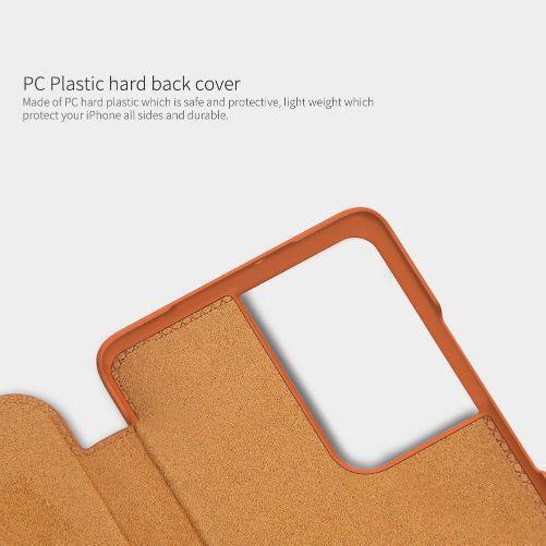 Nillkin Qin Series Leather Case Samsung S21 Ultra - Three