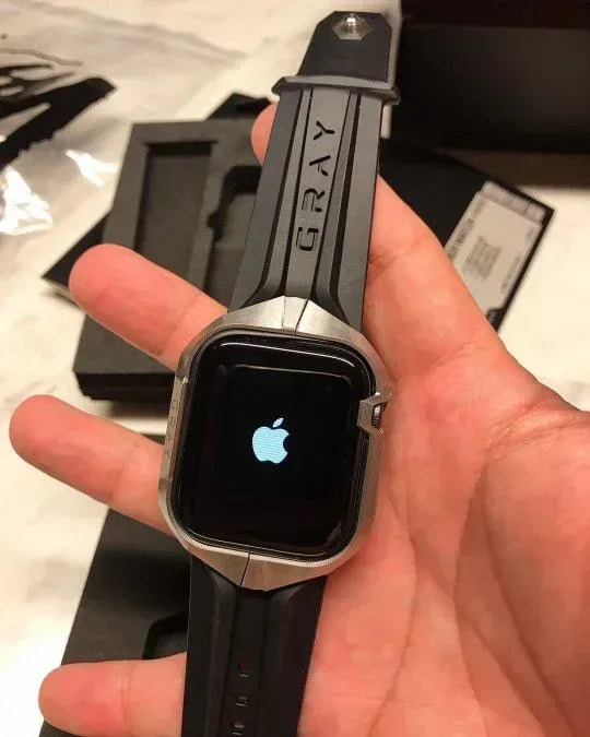 Gray Silicone Band For Apple Watch - Three