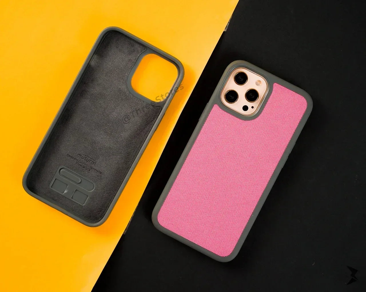 Mutural Fiber iPhone Case 12 pro Max - Three
