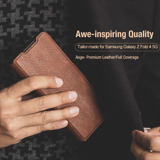 Nillkin Leather Pen Samsung Galaxy Case Z Fold 3 - Three