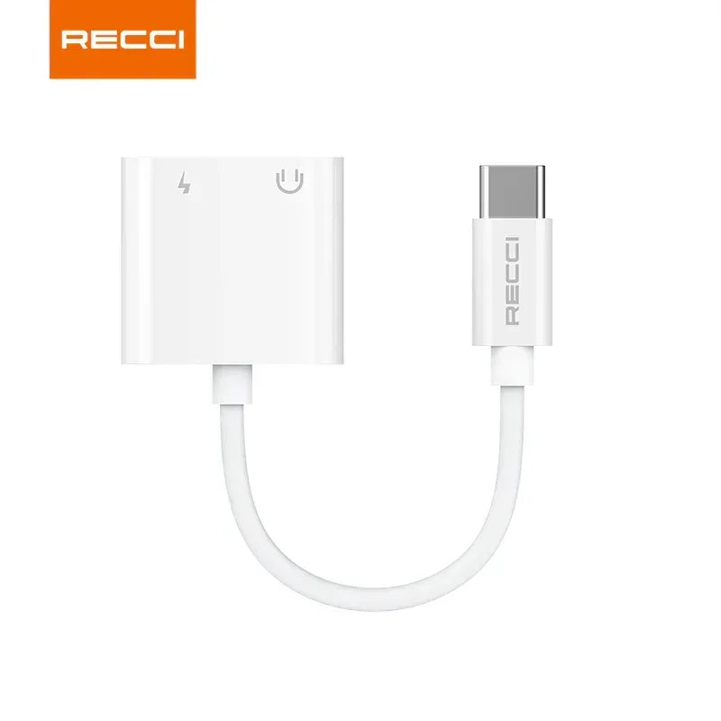 Recci Converter 2 in 1 Type-C To Type-C RDS-A09 - Three