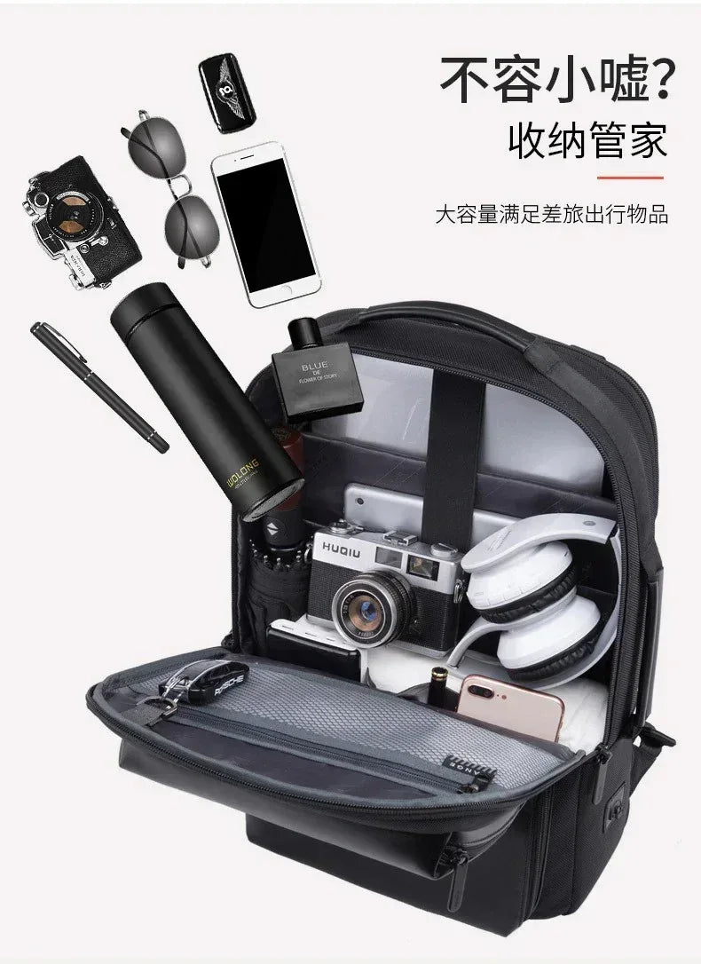 BANGE Leather Professional WaterProof BackPack 019 - Three