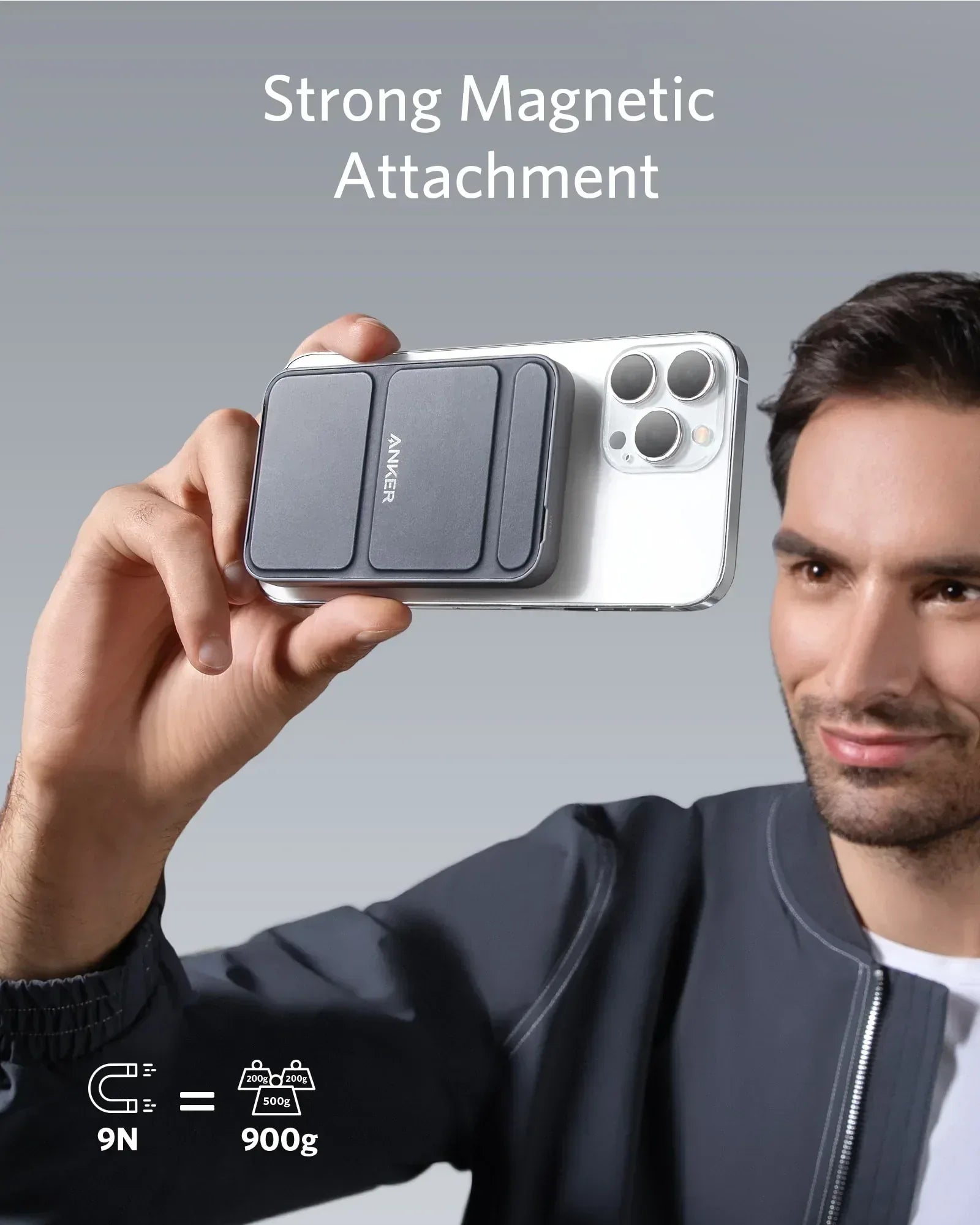 Anker 622 Magnetic Battery (MagGo) | Snap. Charge. Chill. - Three