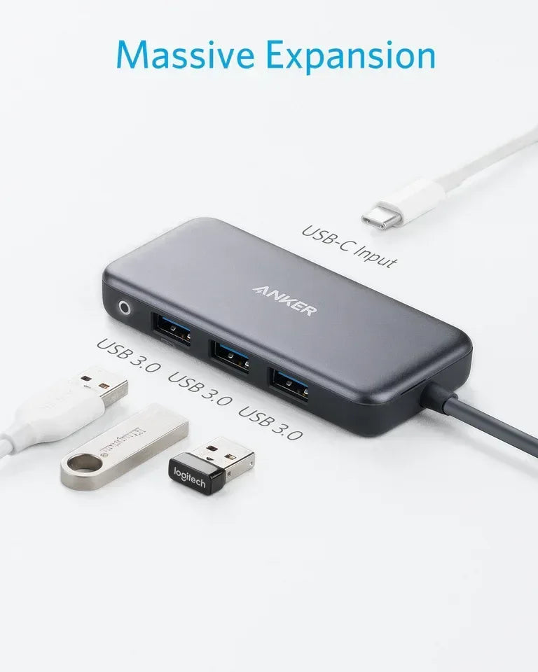 Anker Premium 4-in-1 USB C Converter - Three