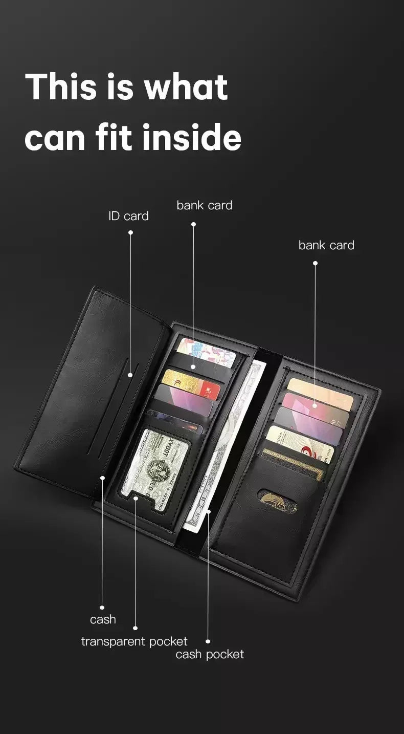 Bange PU leather Slim minimalist Wallet 577-1 - Three