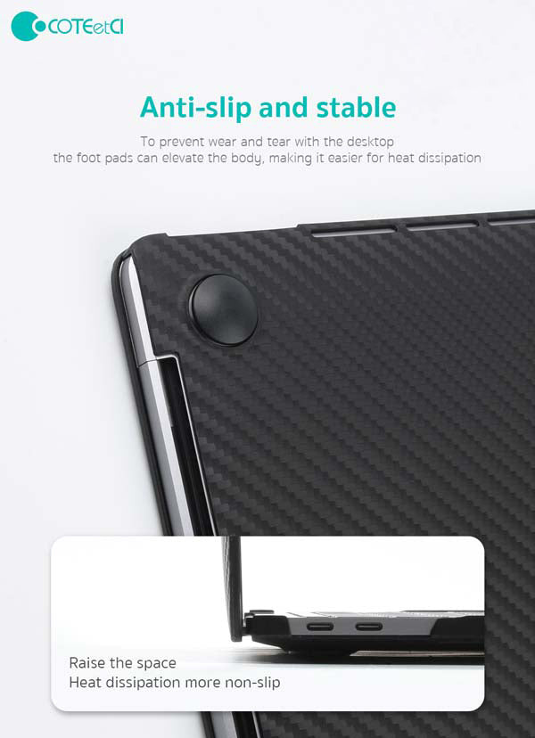 Coteetci Carbon Fiber Protective case MacBook