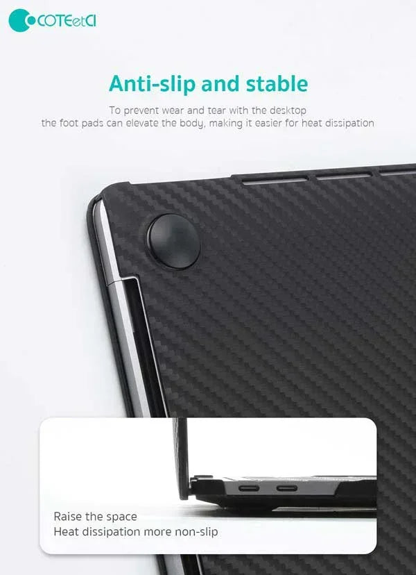 Coteetci Carbon Fiber Protective case MacBook - Three