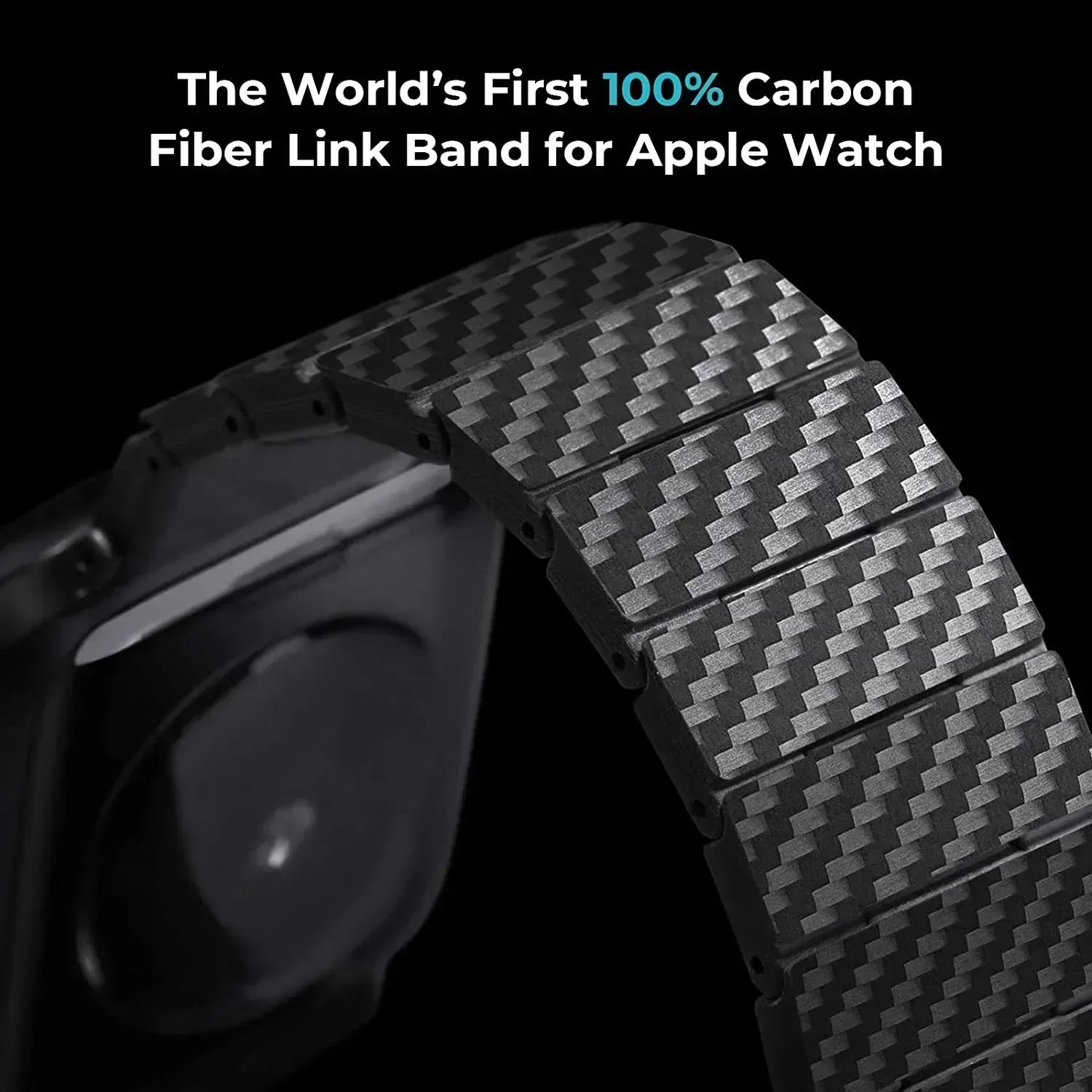 Coteetci Carbon Fiber Watch Band - Three