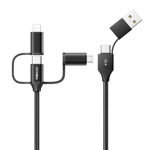 Recci 6 in 1 USB Cable - Three
