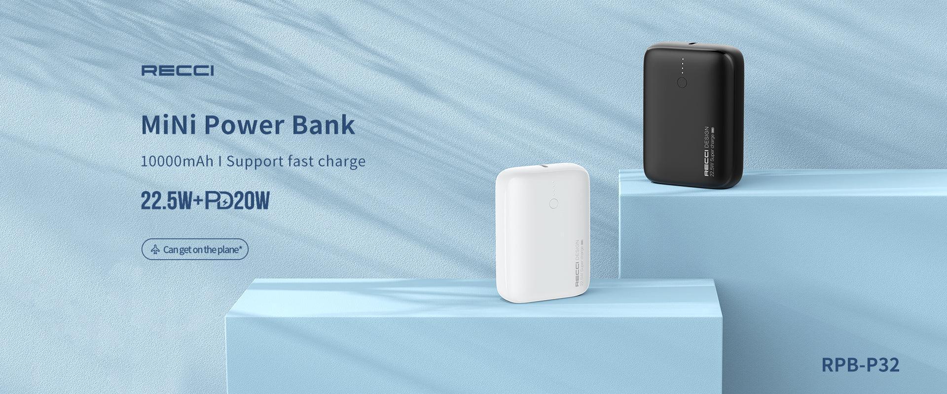 Recci MiNi Power Bank 10000mAh RPB-P32 - Three