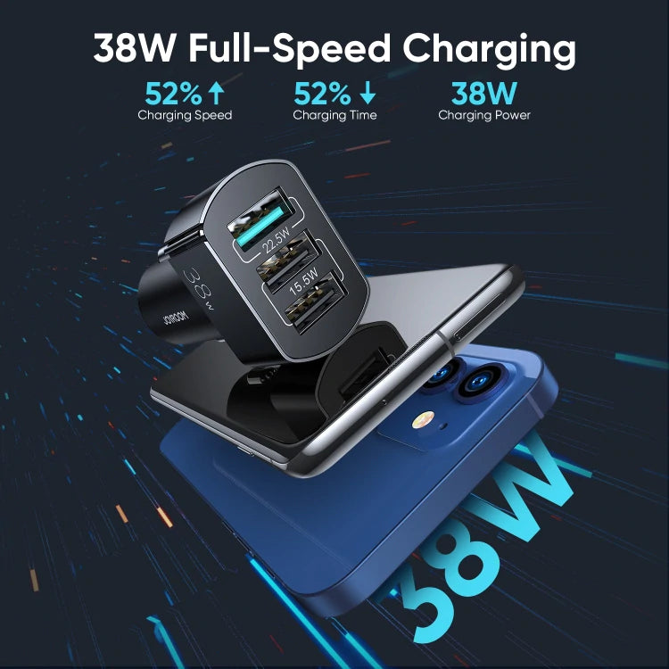 JoyRoom 38W fast car charger C-A19