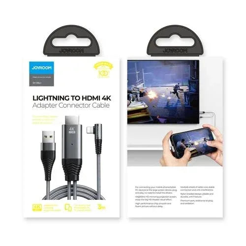 JOYROOM Lightning HDMI 4K Adapter Cable - Three
