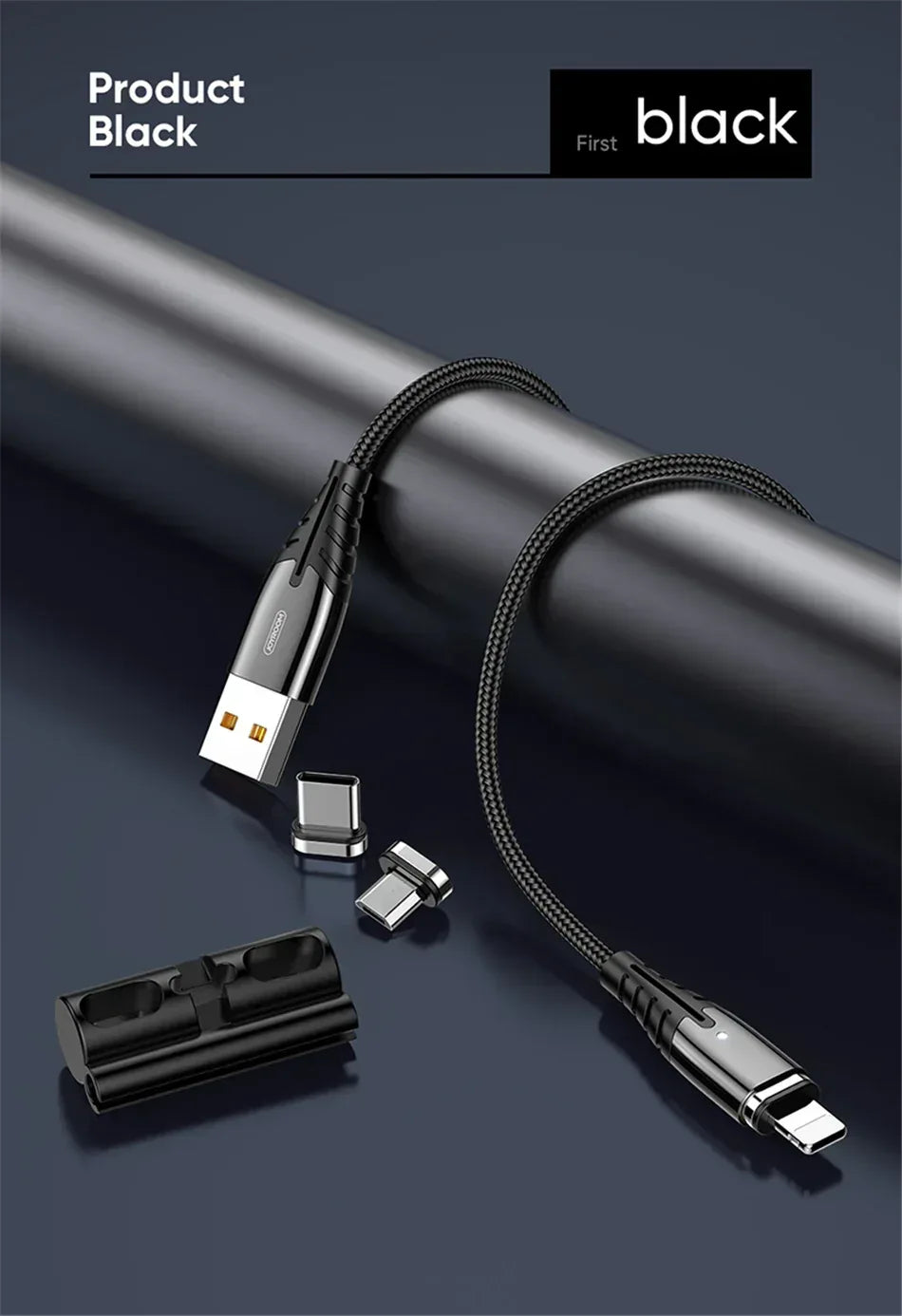 Joyroom Magnetic Cable Charger 3 In 1 - Three