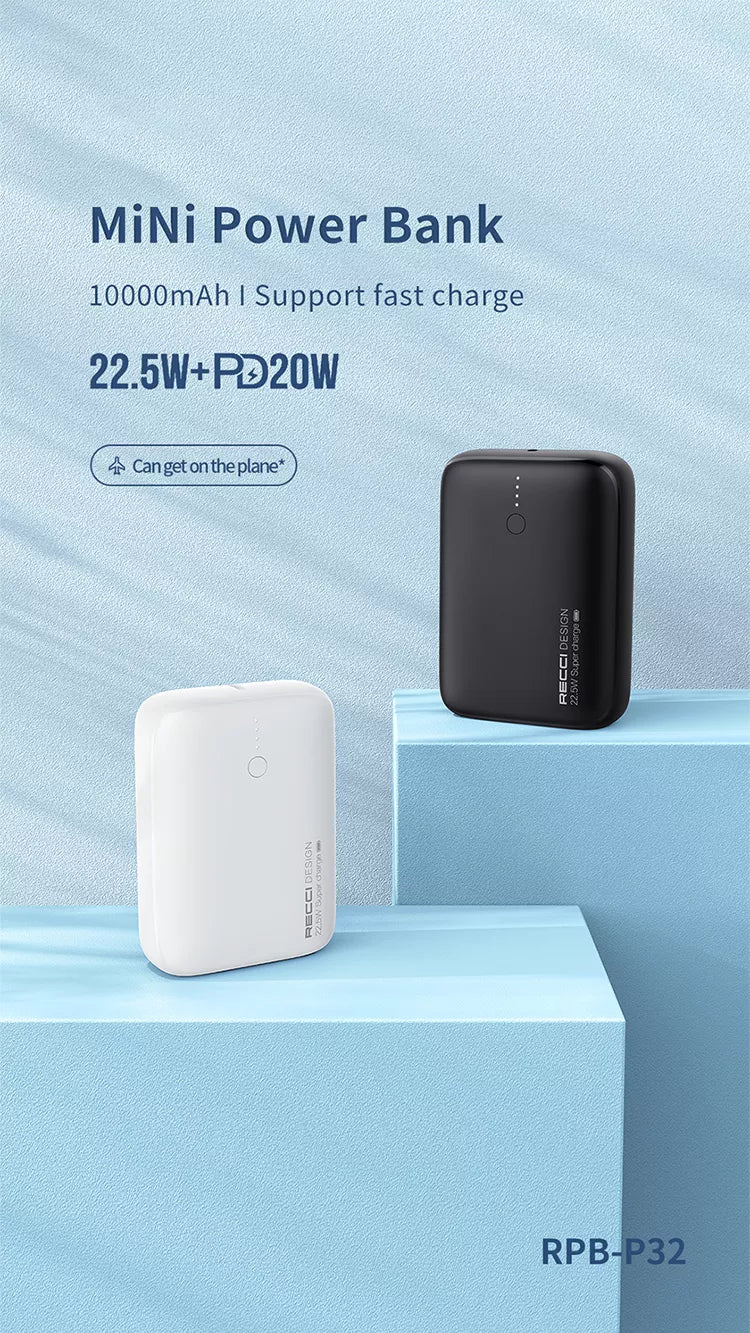 Recci MiNi Power Bank 10000mAh RPB-P32